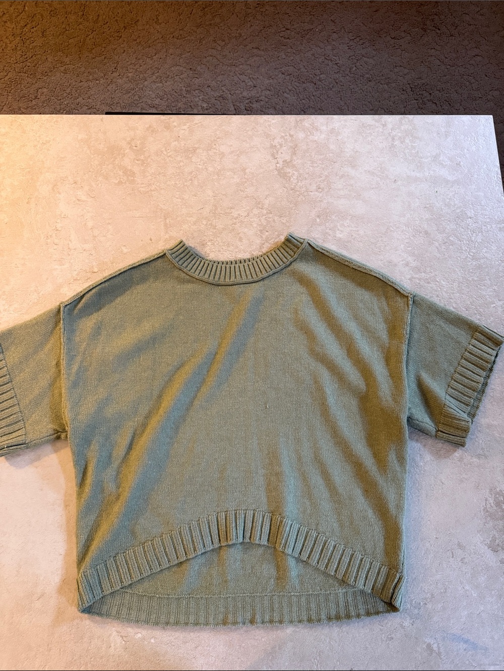 Sincerely Jules Crewneck Short-Sleeve Knit Sweater size xs